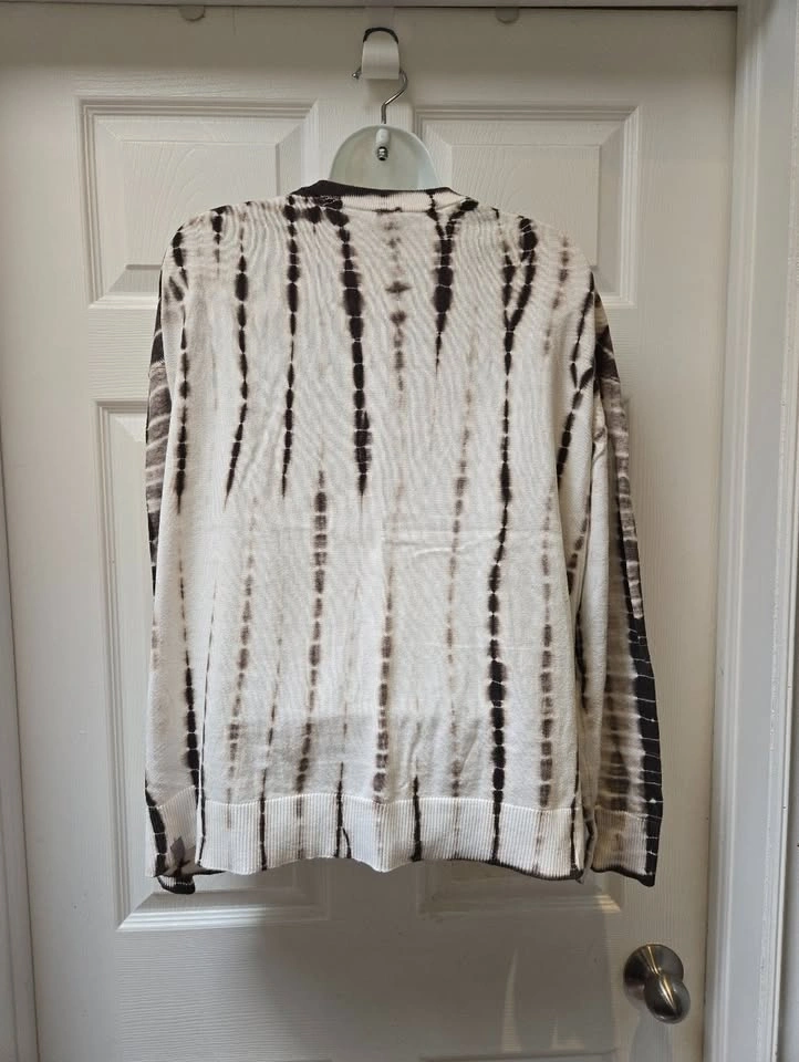 Lululemon Tie Dye Crewneck Sweater Linear Tie Dye Brown Multi Si - photo 4