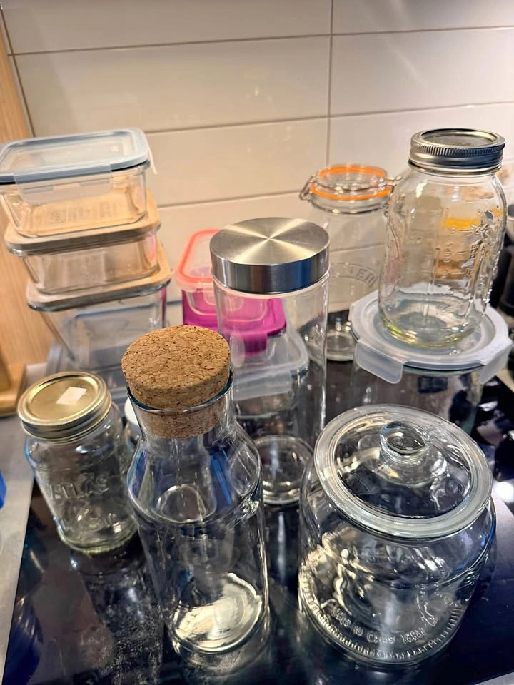 Glass Jars and Food Storage Containers Bundle