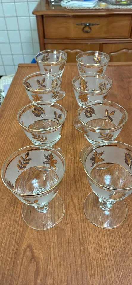 Vintage champagne glasses