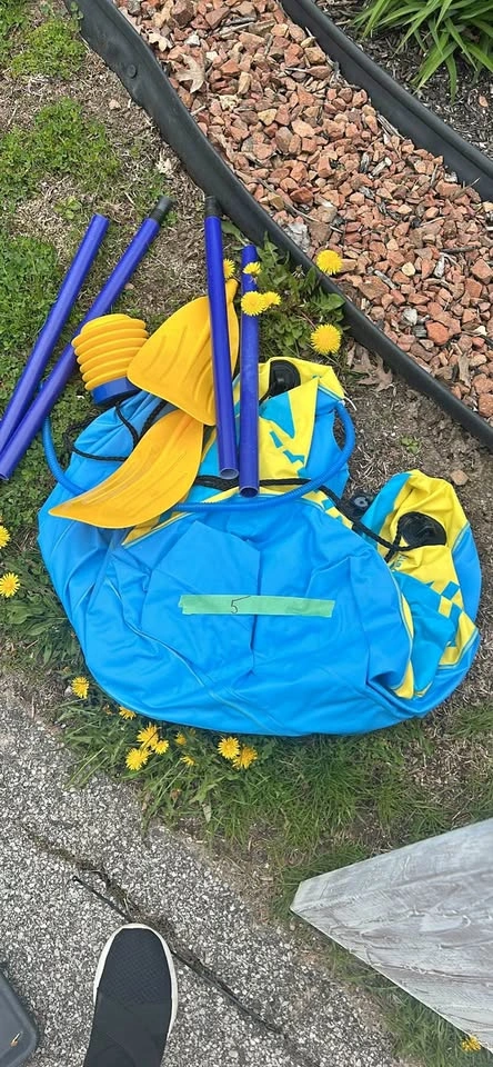 Inflatable Boat (fits one adult and one kid)