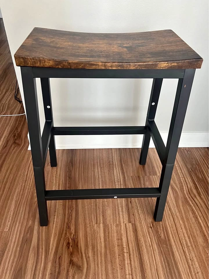 Breakfast Bar Stool Chair - Industrial Style