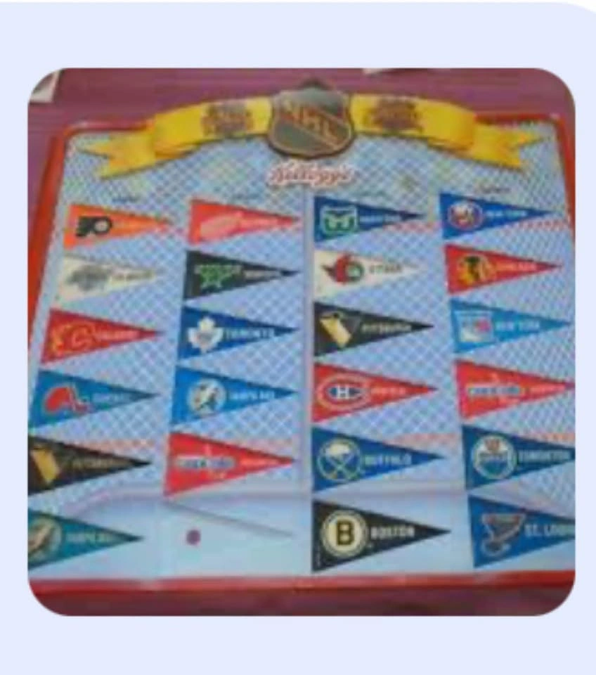 NHL Kellogg’s Mini Pendant Display Rack Vintage Complete Set - photo 3