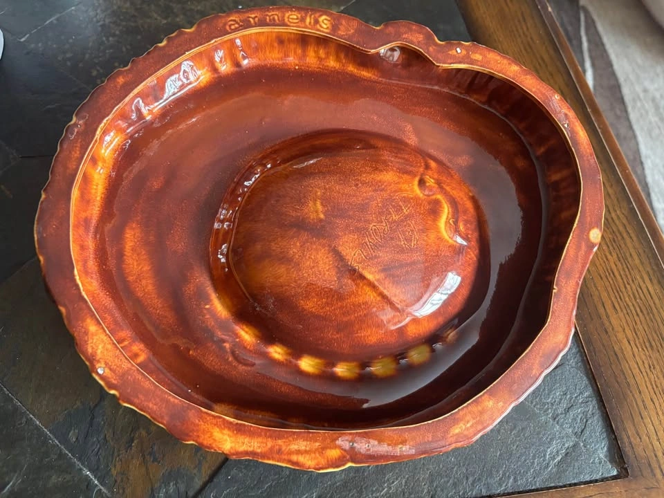 Vintage Ceramic "Working Man" Ashtray - photo 3