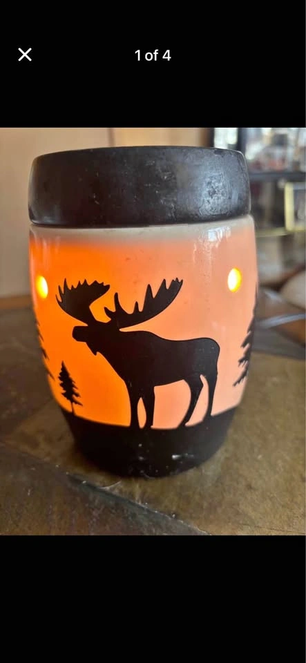 Scentsy Yukon Moose Woods Silhouette Wax Warmer