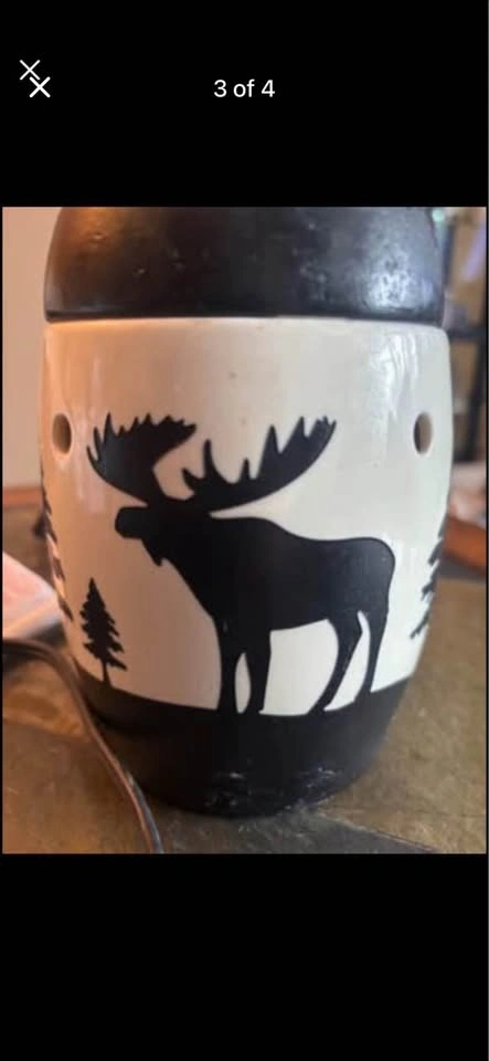 Scentsy Yukon Moose Woods Silhouette Wax Warmer - photo 3