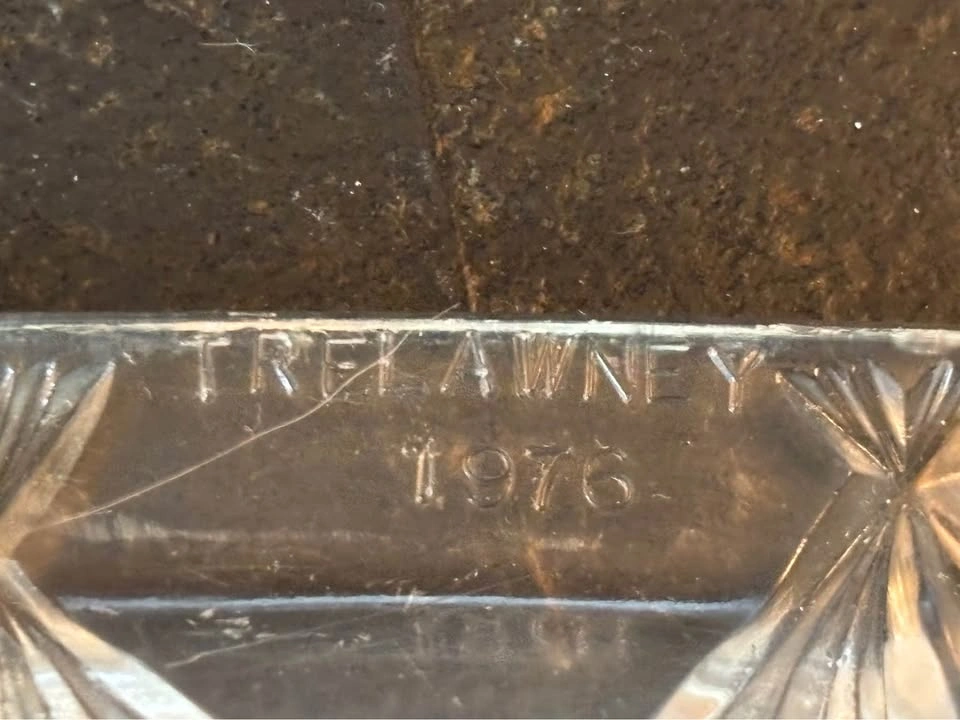 Serving Tray Trelawney Lucite 1976 - photo 2