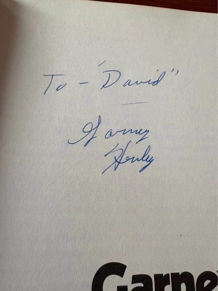 Signed Hamilton Tiger Cats Football Legend Garney Henley Book 🏈 - photo 3