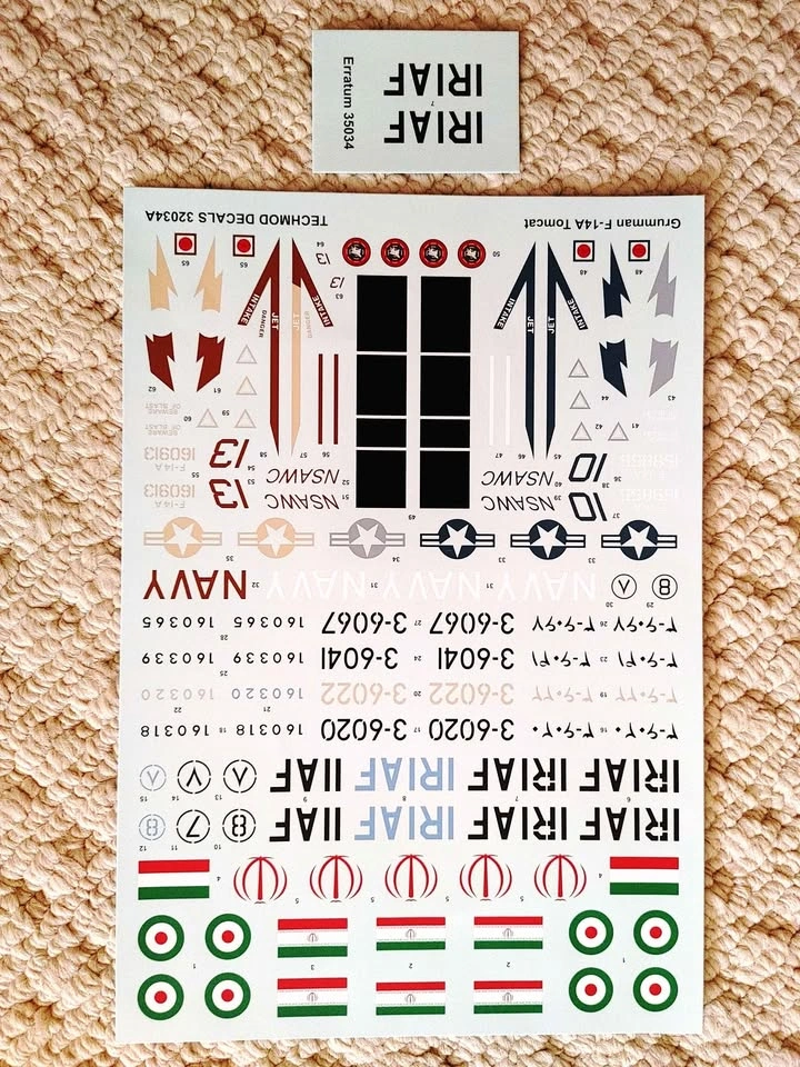 1/32 F-14A & MiG-21MF Decals - photo 5