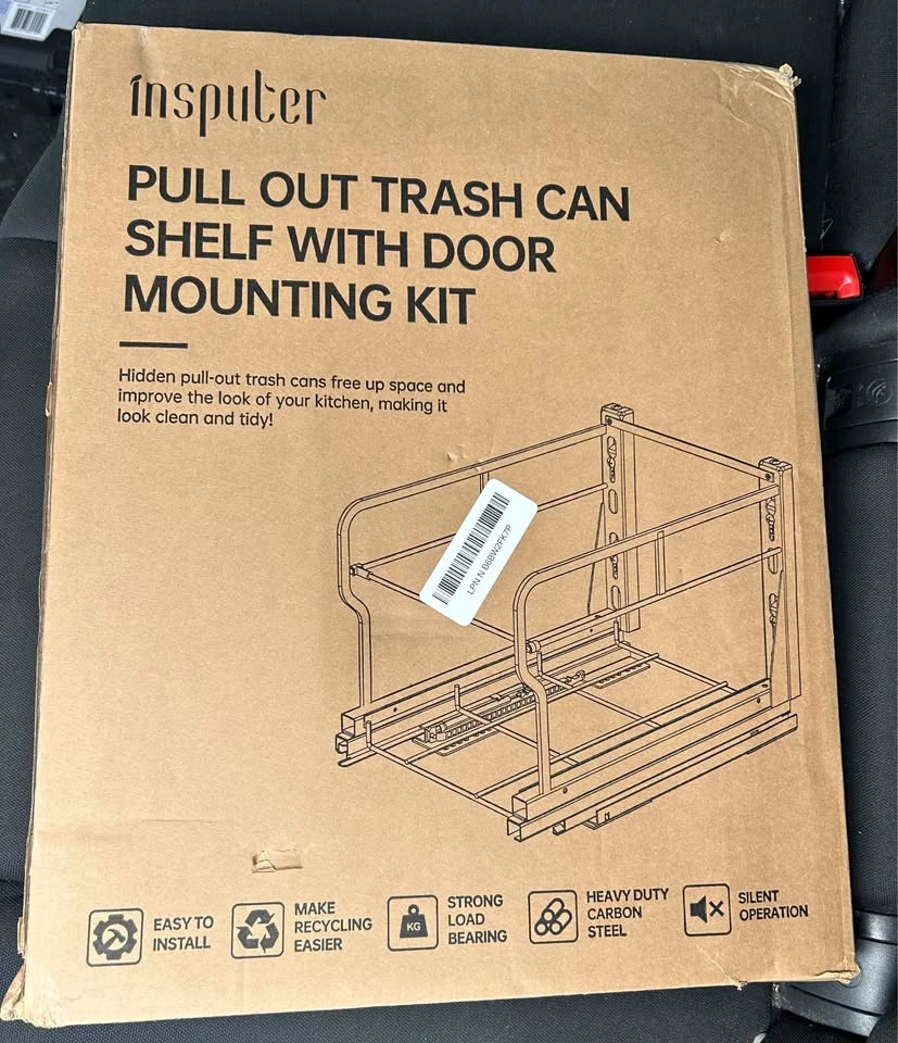 Pull Out Garbage Can Shelf