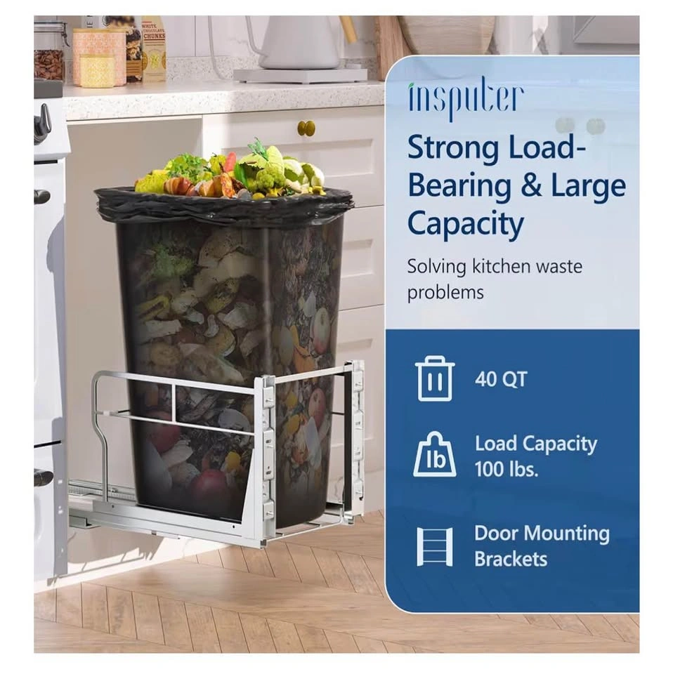 Pull Out Garbage Can Shelf - photo 3