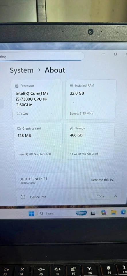Lenovo ThinkPad T470 - i5 7th Gen / 32GB RAM / Win 11