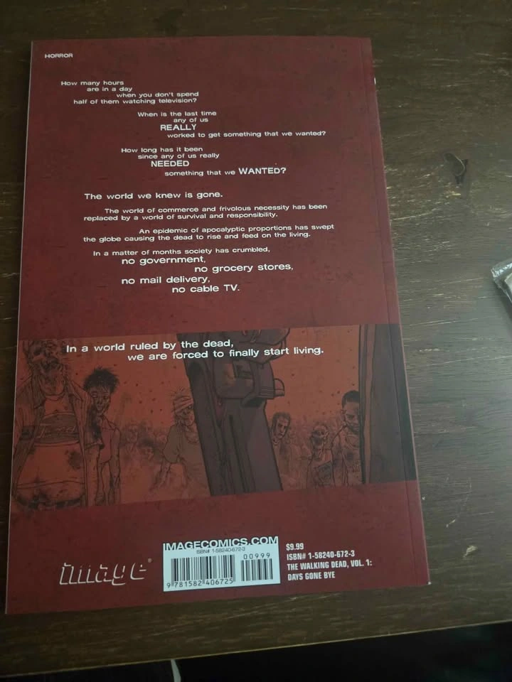 Walking Dead Vol 1 Days Gone Bye TPB Graphic Novel - photo 3