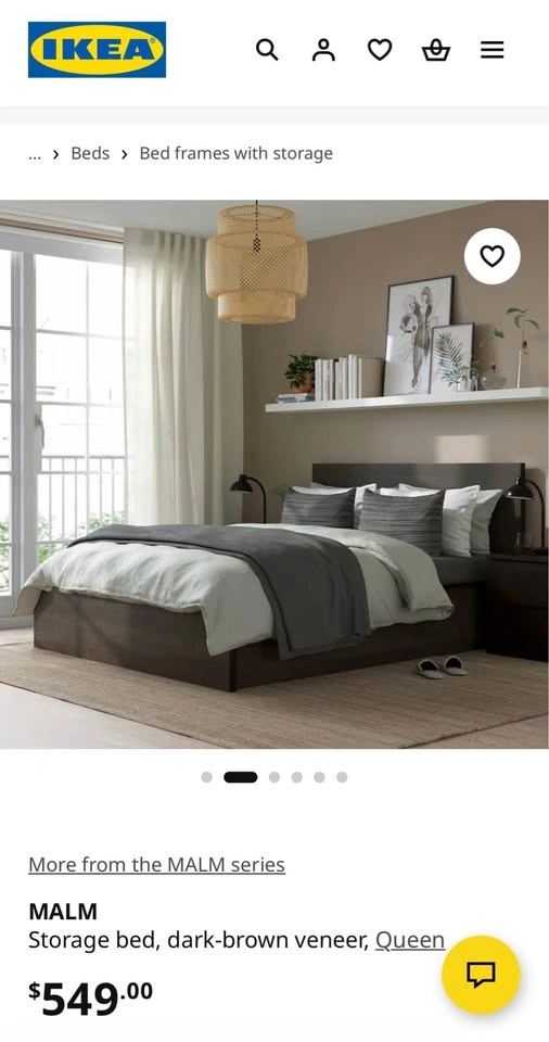 Ikea MALM Bed frame (Queen) - photo 3
