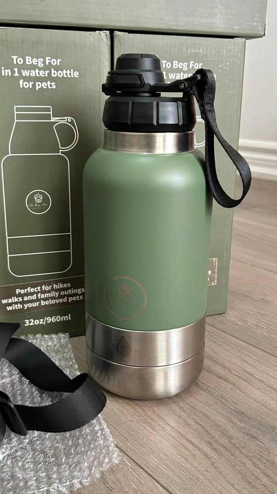3-in-1 Portable Pet Water Bottle & Food Bowl – New - photo 5