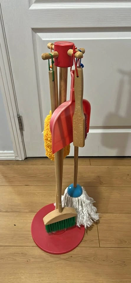 Melissa & Doug Dust! Sweep! Mop! Pretend Play Set