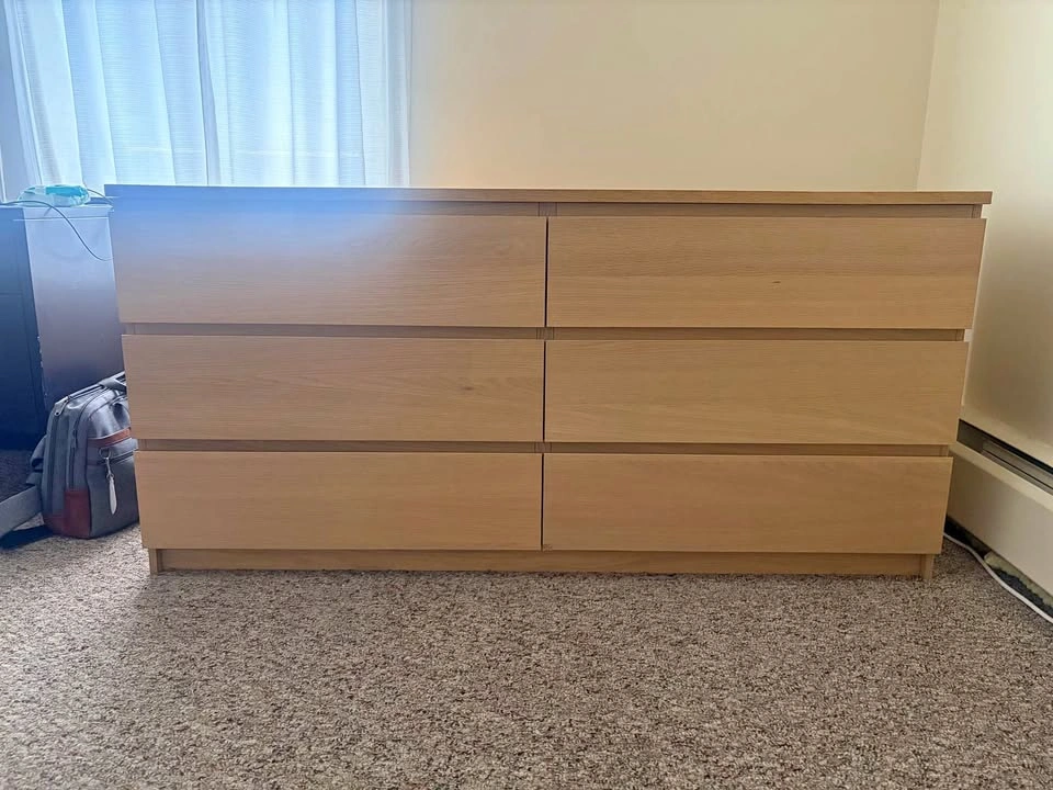IKEA MALM 6-drawer dresser
