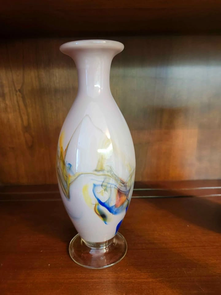 Chinese Dalian Snowflake vase - photo 3