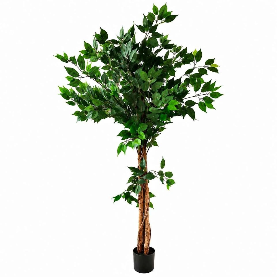 5' Nearly Natural Ficus Silk Tree | Artificial Indoor Tree | Lik