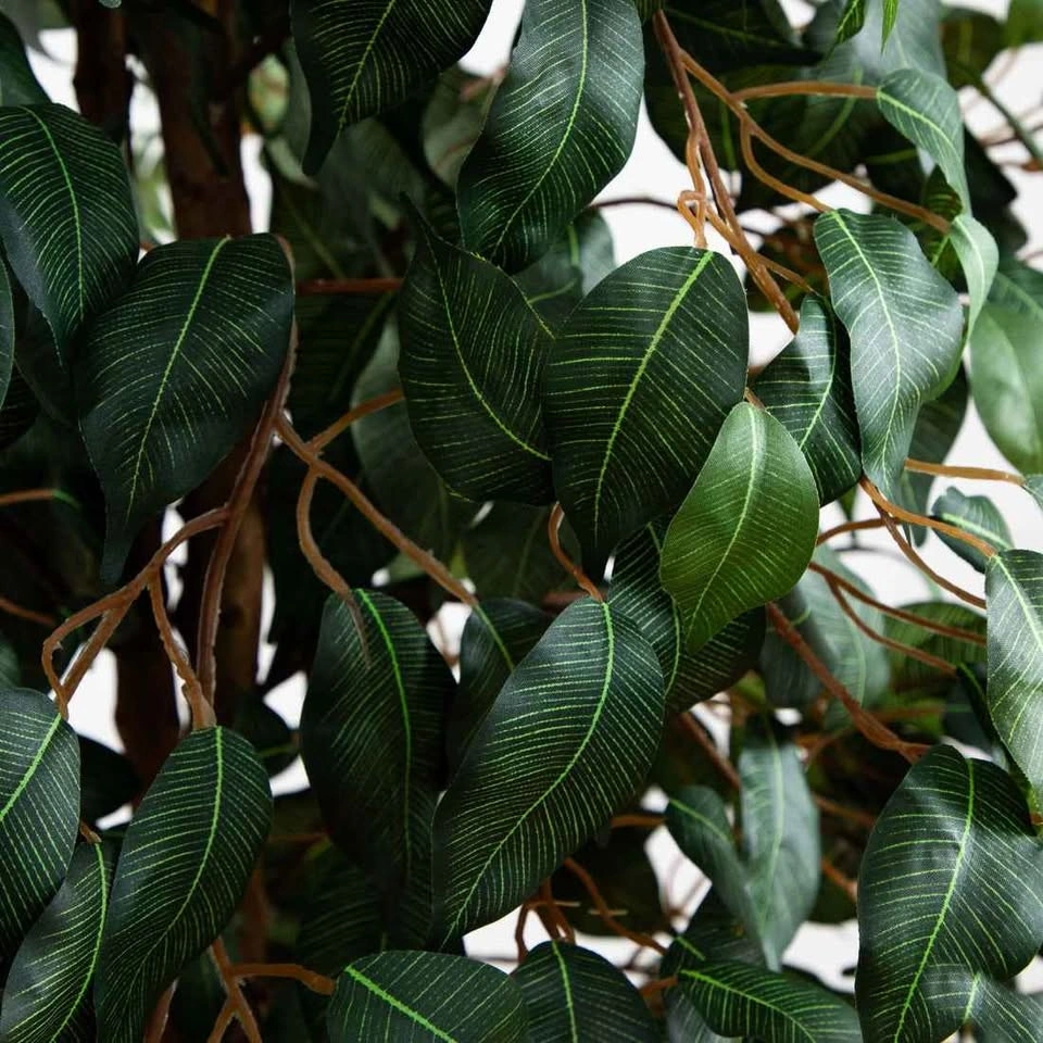 5' Nearly Natural Ficus Silk Tree | Artificial Indoor Tree | Lik - photo 3