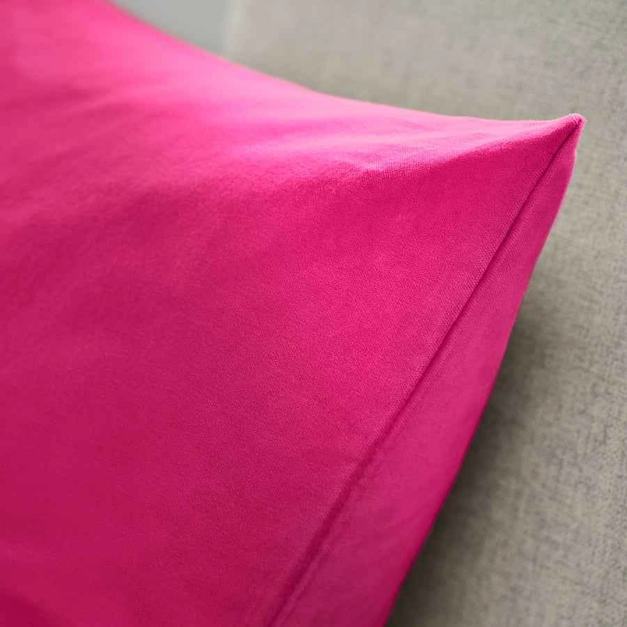 IKEA SANELA Velvet Cushion Cover - Bright Pink | 50x50cm - photo 4