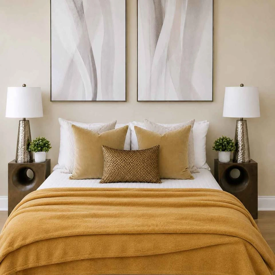 IKEA TRATTVIVA King Bedspread - Yellow-Brown (Sold Out) - photo 5