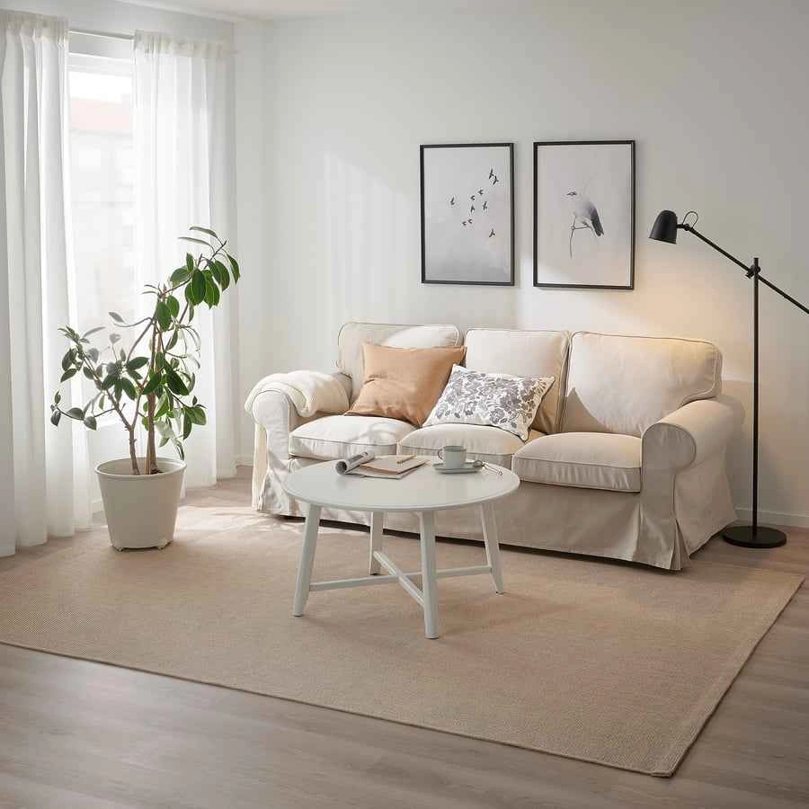IKEA VODSKOV Natural Jute Rug 200x300cm (6'7"x9'10") - Staging O - photo 3