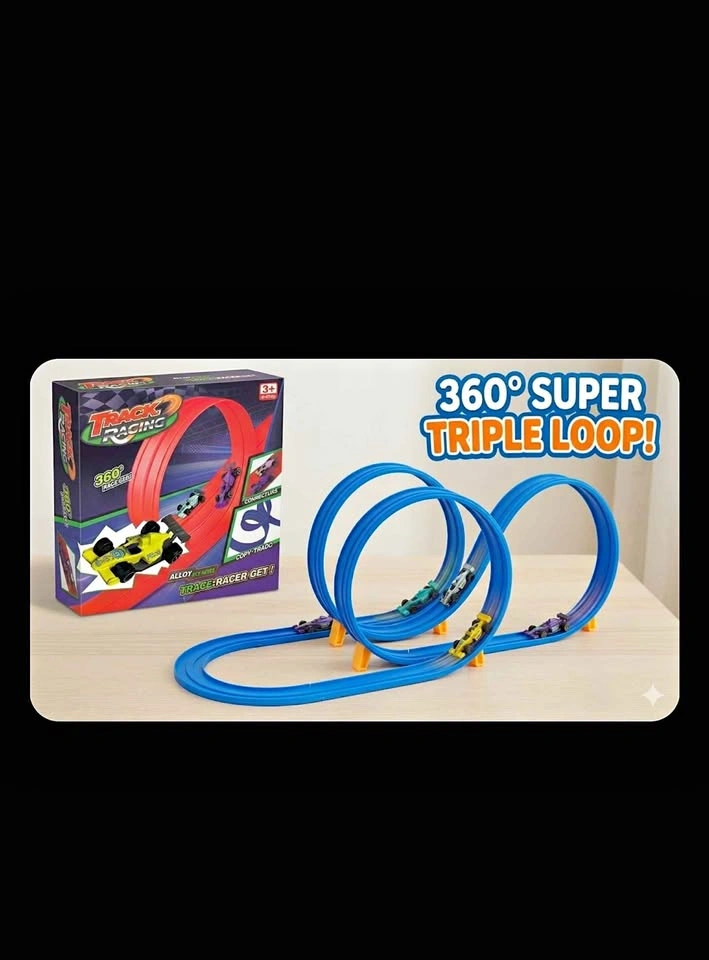 Brand new in box 360° Flexible DIY Race Track Set - 4 Meters!
