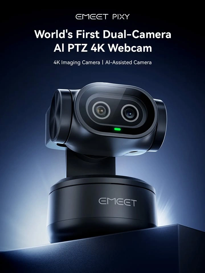 NEW EMEET PIXY Dual-Camera AI PTZ Camera - photo 2