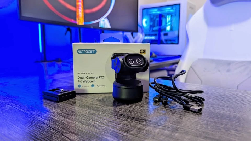 NEW EMEET PIXY Dual-Camera AI PTZ Camera - photo 5