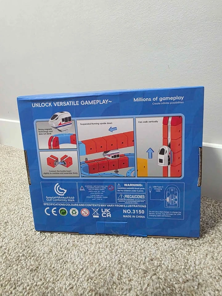New In box Modular Cube Magnetic Train Track Set — Creative STEM - photo 4