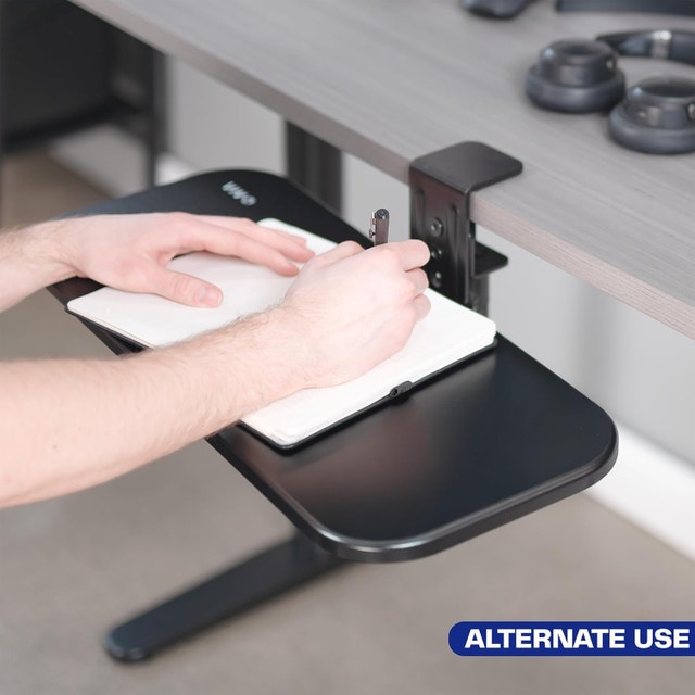 Black Single Clamp Rotating Keyboard Tray - photo 2