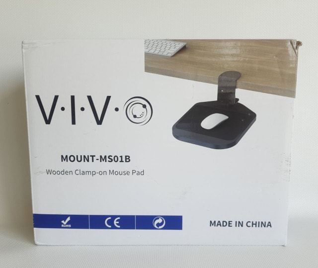 Wooden Clamp-on Mouse Pad