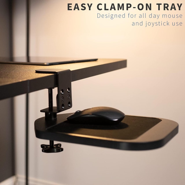 Wooden Clamp-on Mouse Pad - photo 3
