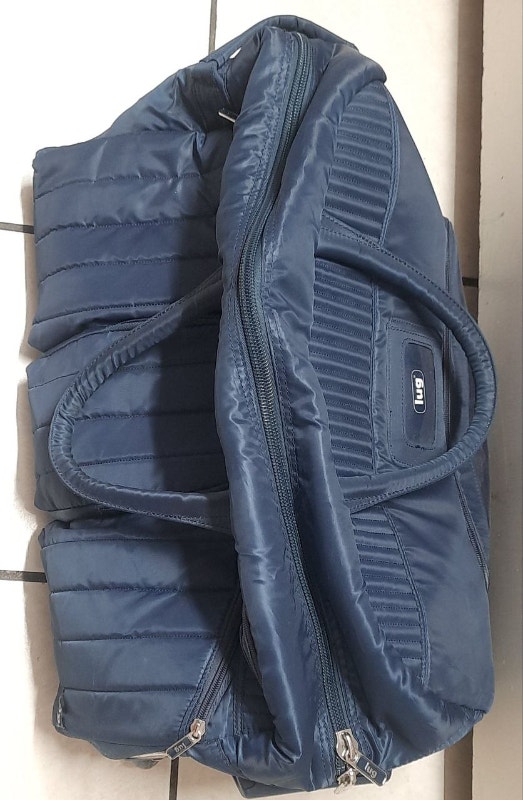 LUG Gray Blue Work Travel Bag