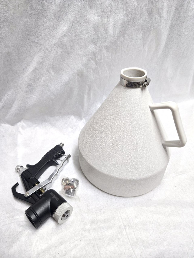 Texture Air Gun with Hopper - 2 Nozzles Included - photo 2
