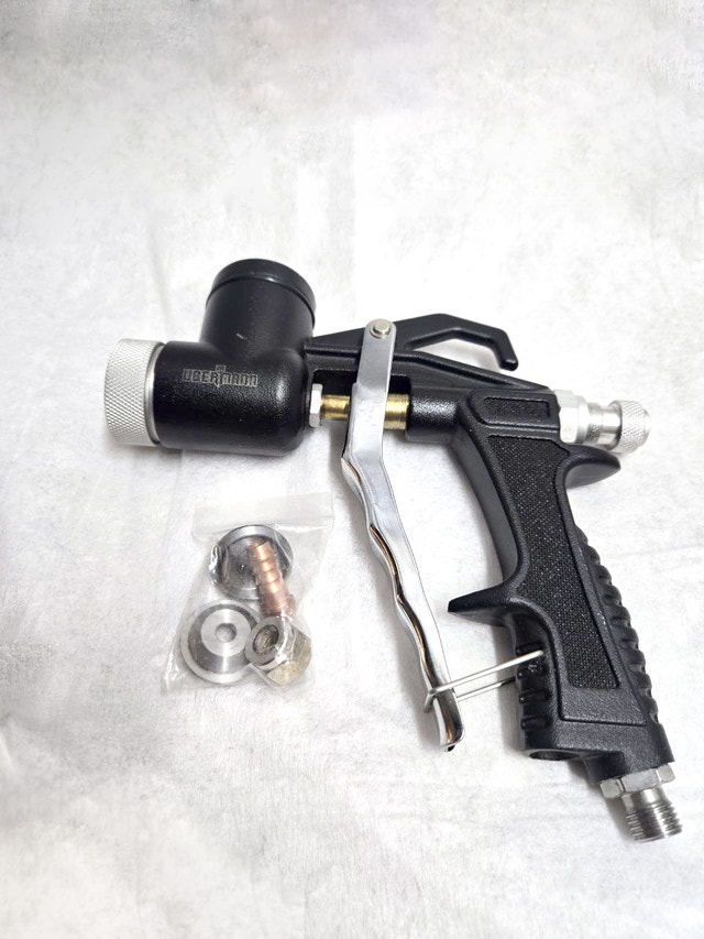 Texture Air Gun with Hopper - 2 Nozzles Included - photo 3