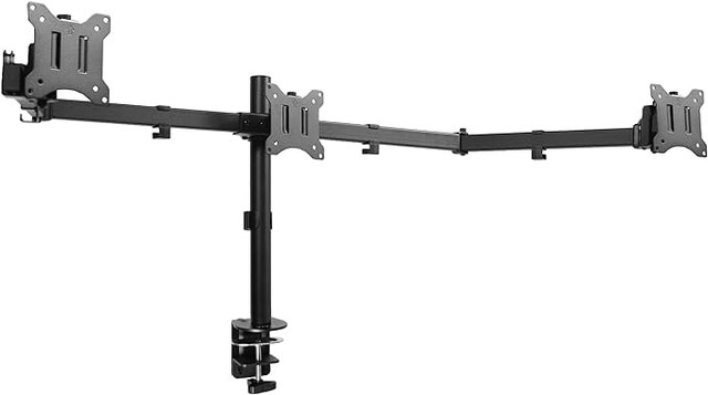 Triple 21.5 to 27 inch Monitor Desk Mount