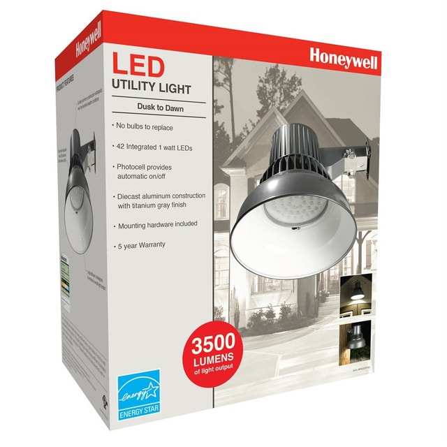 Honeywell LED Utility Light - Dusk to Dawn, 3500 Lumens
