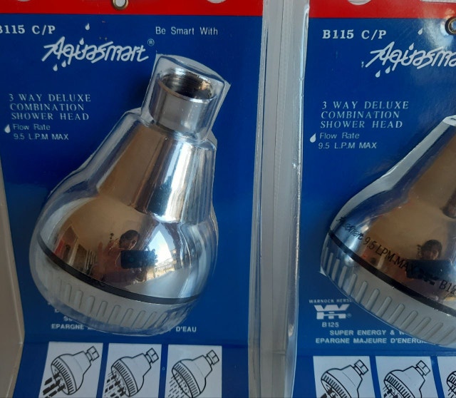 Aquasmart 3-Way Deluxe Combination Shower Head - photo 2