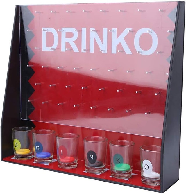 Drinko The Drinking Game of Choice, 6 Slot Glasses, Chips - photo 3
