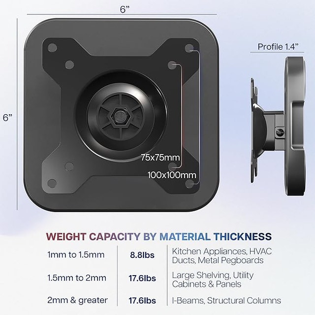 VIVO Magnetic Monitor Mount (13-34 inch) - photo 4