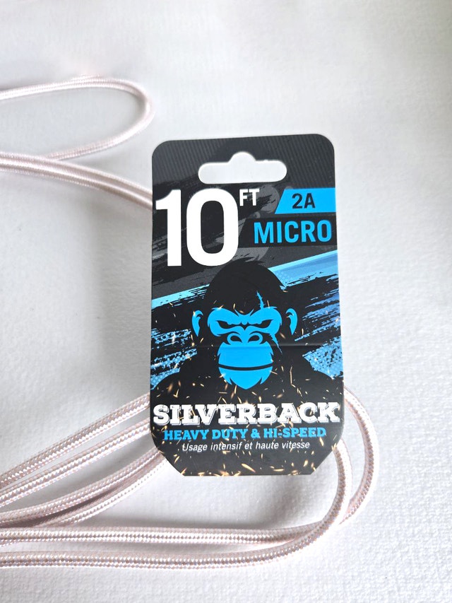 Silverback 10ft 2A Micro USB Charging Cable - photo 2