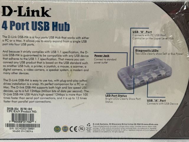 D-Link DSB-H4 USB Hub - Digital Home Solutions - photo 3