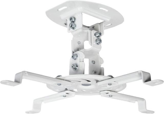 Adjustable White Ceiling Projector Mount - photo 2