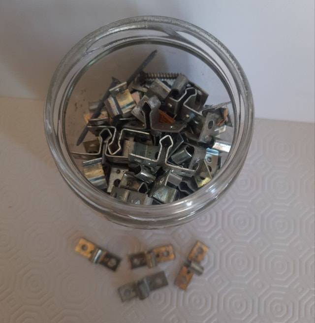 Jar of Metal Clips - photo 2