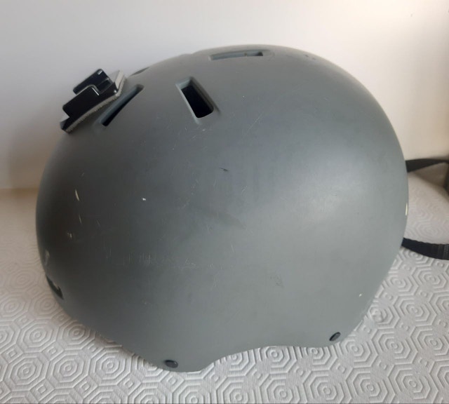 Anon Gray Helmet with GoPro Mount - Size M (57-59 cm)