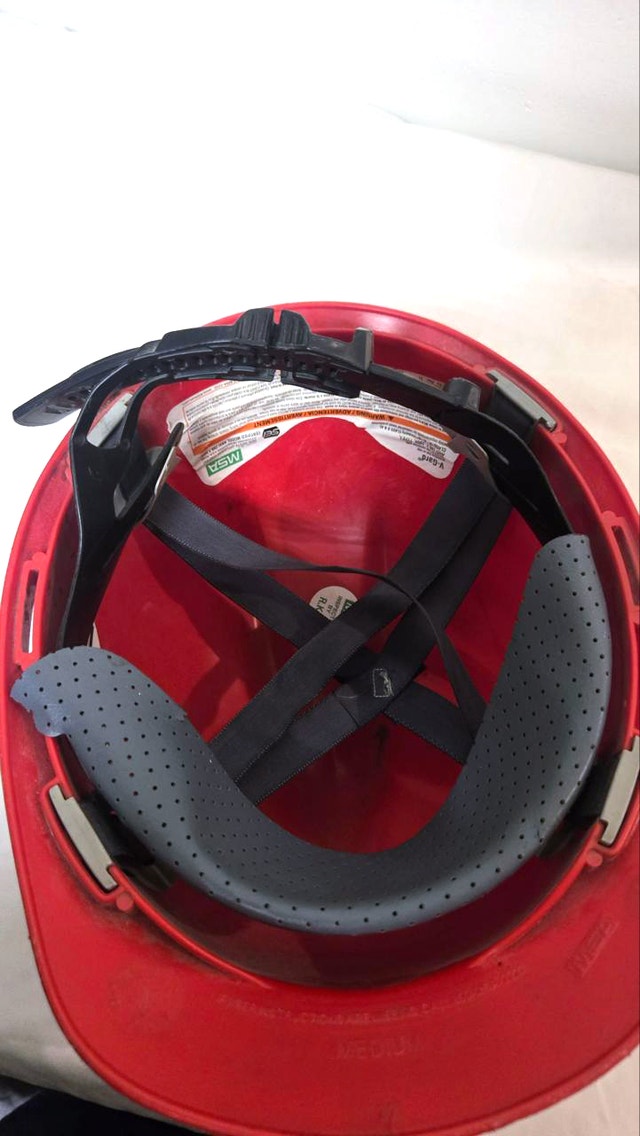 Medium Red Hard Hat Construction Safety Helmet - photo 4