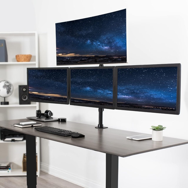Quad Monitor Desk Mount - 4 Screens up to 24 inches - photo 2