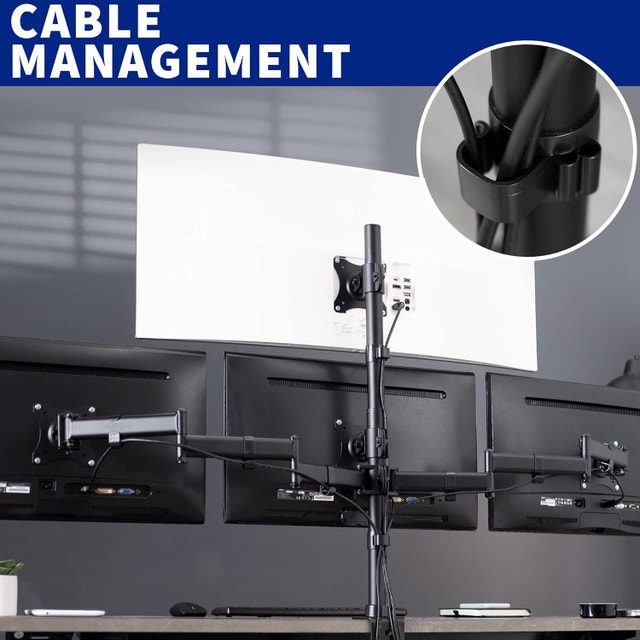 Quad Monitor Desk Mount - 4 Screens up to 24 inches - photo 5