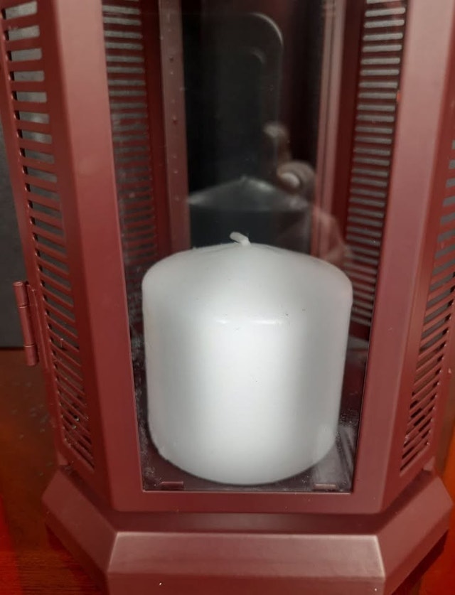 Decorative Candle Lantern with Handle & Vent - photo 2